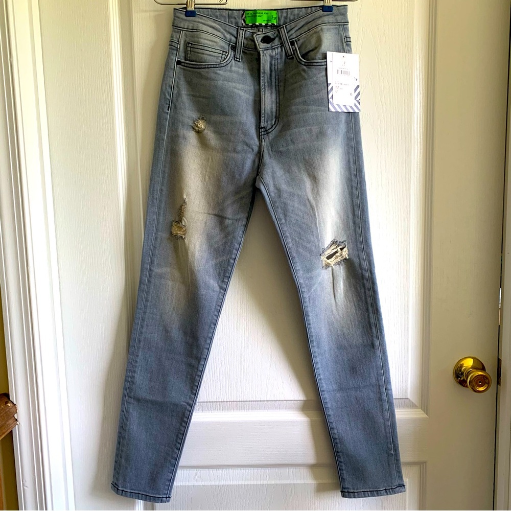 Sandrine Rose Distressed Light Blue Women's Jeans